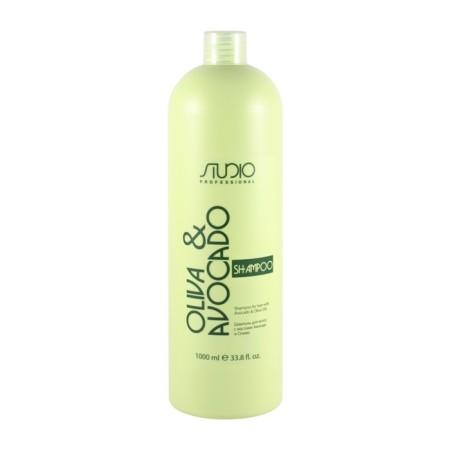 Hair shampoo with avocado oils and olives, 1000 ml