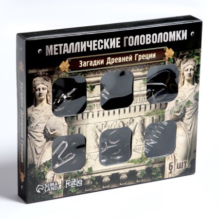 Metal puzzle “Riddles of ancient Greece”, a set of 6 pcs.-4