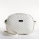 Bag Women's Cross-Bodi with a zipper, white color