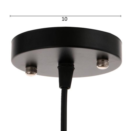 Lamp Bayerlux "VARMO" 1x60W E27 black 28x28x24 cm.-4