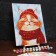 Picture on numbers on a canvas with a subframe "contented cat", 30 x 40 cm
