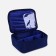 Road cosmetic bag on lightning, blue color