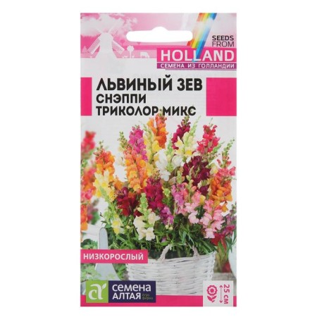 Flower seeds lion's pharynx Snappy "Tricolor", mix, sess. ALT, c/n, 10 pcs