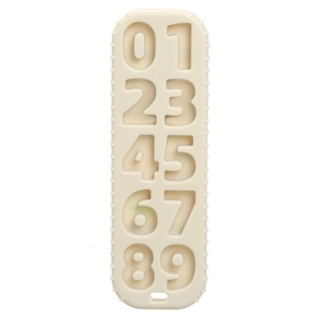 Teether for the teeth "Putic", beige color, size 16 cm-4