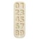 Teether for the teeth "Putic", beige color, size 16 cm