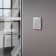 W4520006 touch switch, two -key, with backlighting, 1000 watts, silver