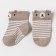 Socks crumb I am a “bear”, beige color, 12-14 cm