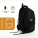 Youth backpack from lightning textiles, 5 pockets, black color