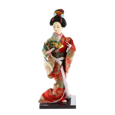 Collective doll "Geisha with fan" MIX 27x9.5x9.5 cm-6