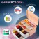 Sewing set, 37 items, in three -tier boxing, 11 × 9 × 9.5 cm, peach color