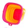 Folding bucket for sandbox, pink color