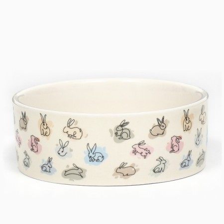 Ceramic "Rabbit" 300ml, 11.5 x 4.5 cm, beige-1