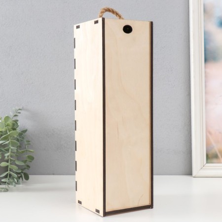 Casket for painting, under a bottle 11x10.7x35 cm, plywood 6mm-1