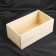 Needlework box, wooden, 10 × 14 × 25 cm