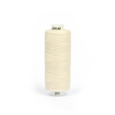 IDEAL 40/2 threads, length 366 m, color No. 201 ecru
