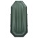 Yugana S-280 ND boat, inflatable bottom, olive color
