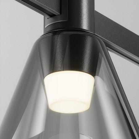 Technical TR147-1-3W3K-B Bianca, 90x90x102 mm, LED, 3W, 50lm, 3000K, Black Color Black-2