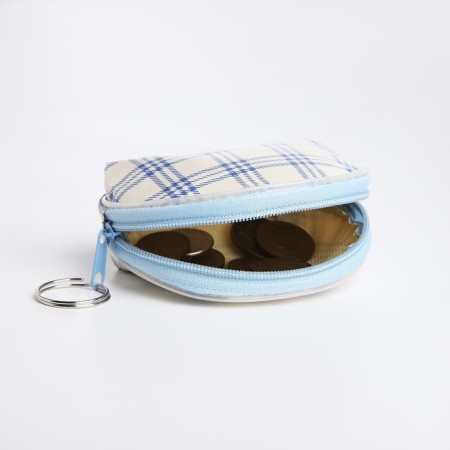 Women's wallet with zipper, color mix-3