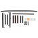 Hobel wall -mounted "Ural", black color