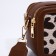 Cross-Bodi Bag on a zipper, brown color