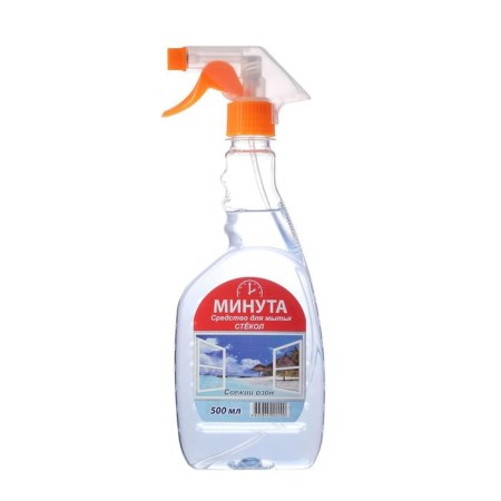 Washing means of glass and mirrors "Minute", fresh ozone, 500 ml