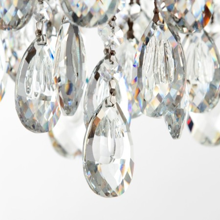 Snow chandelier 6x60W E27 chrome 54x54x45cm-5