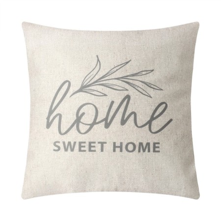 Pillowess Decorative Ethel "Home Sweet Home" 40x40 cm, polyester, velor