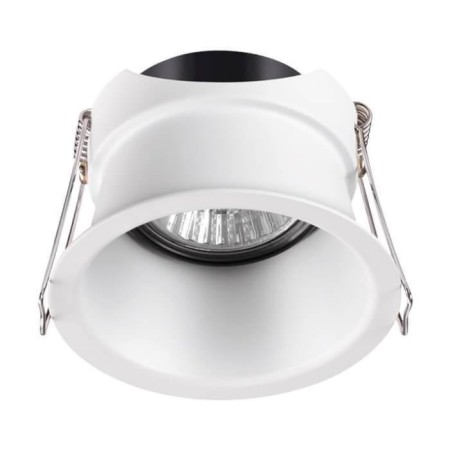 Lamp Butt, 50 watts, GU10, white color, d = 75mm