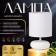 Assens table lamp E14 40W white 13x13x22 cm