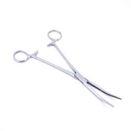 Clamp = cornzang fishing namazu, l = 220 mm, curved, stainless steel-3