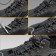 Set for laces, d = 5 mm, latch and tip, 2 pairs, black color
