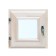 Window, 30 × 30cm, double glass of linden