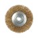 Metal brush for ushm scrap, "plate", M14, 100 mm