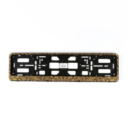 Frame for a car number, book, Khokhloma-1