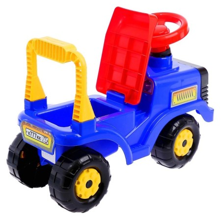 Children's machine "Tractor", blue color-4