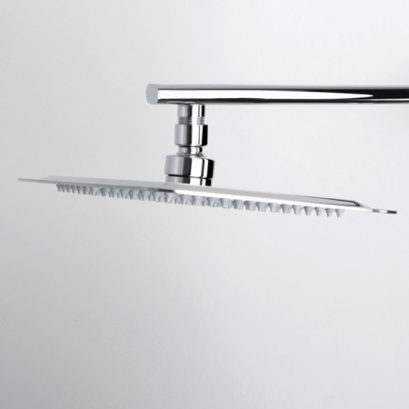 Shower watering can Wasserkraft a069, tropical, 300 x 200 mm, stainless steel, chrome-1
