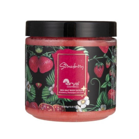 Arya Strawberry Body Body, with sea salt, 300 g
