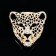 Decoration to the car deflector, leopard