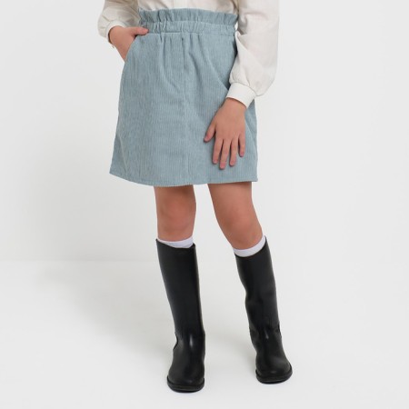 Children's skirt KAFTAN "Velvet", p. 30 (98-104), gray-blue