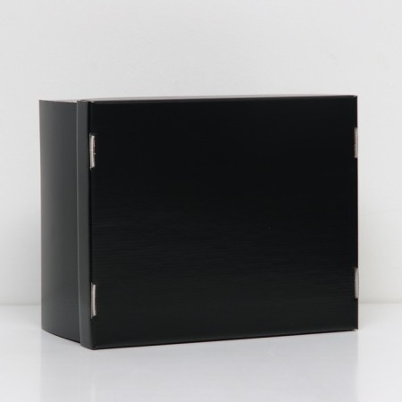 Folding box, black, 31.2 x 25.6 x 16.1 cm