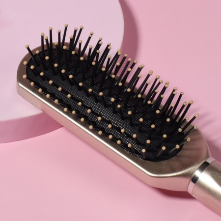 Massage comb, 4.5 × 23 cm, golden color-1