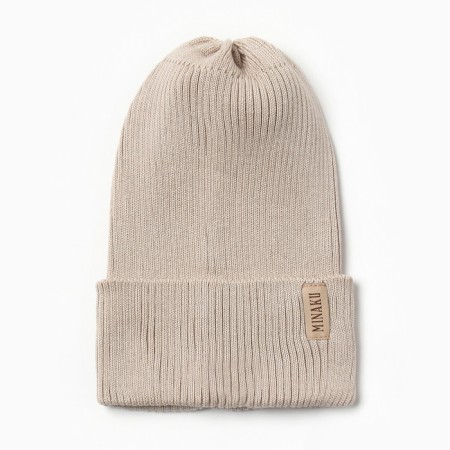 Women's hat Minaku, rr 52-56, beige color
