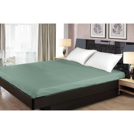 Primvelle sheet, size 215x220 cm, sage color