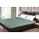 Primvelle sheet, size 215x220 cm, sage color