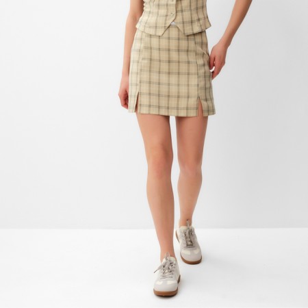 Women's ministry mini minku: casual collection color Beige cage, river 46