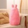 Soft toy "Bunny", 50 cm, pink color