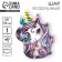 Foil ball 29 "" time of magic ", unicorn, without a substrate