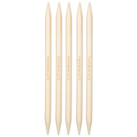 Sachs, bamboo, 9.0 mm/20cm knitting needles, 5 pcs-1