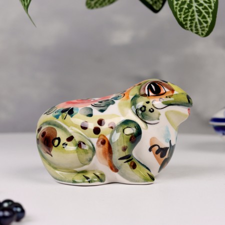 Souvenir "Zhaba Dolly", Gzhel, Color-3