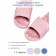 Slippers with a massage effect, open nose, size 42-43, pink color